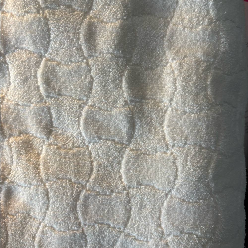 Luxurious White Spa Quality Bath Beach Size Blanket NWOT
